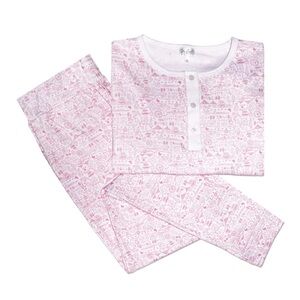 Boston joy street jogger pajama set - pink size small new